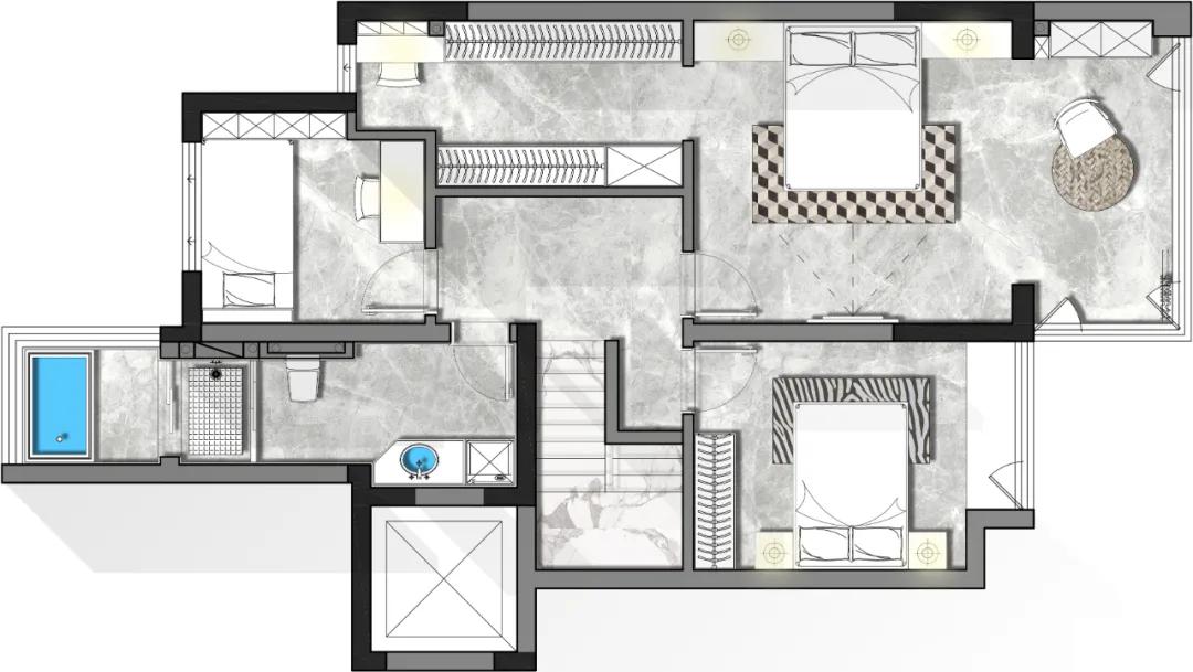 跃层搭建图片,跃层怎样搭建二楼阳台