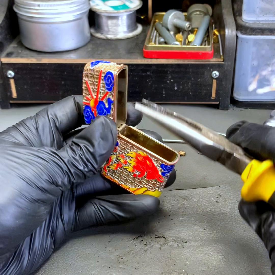 zippo1941左右晃动怎么维修,zippo205修复