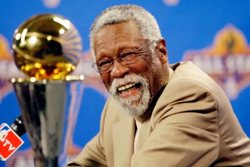 总决赛fmvp颁奖人比尔拉塞尔,比尔拉塞尔颁奖杜兰特fmvp