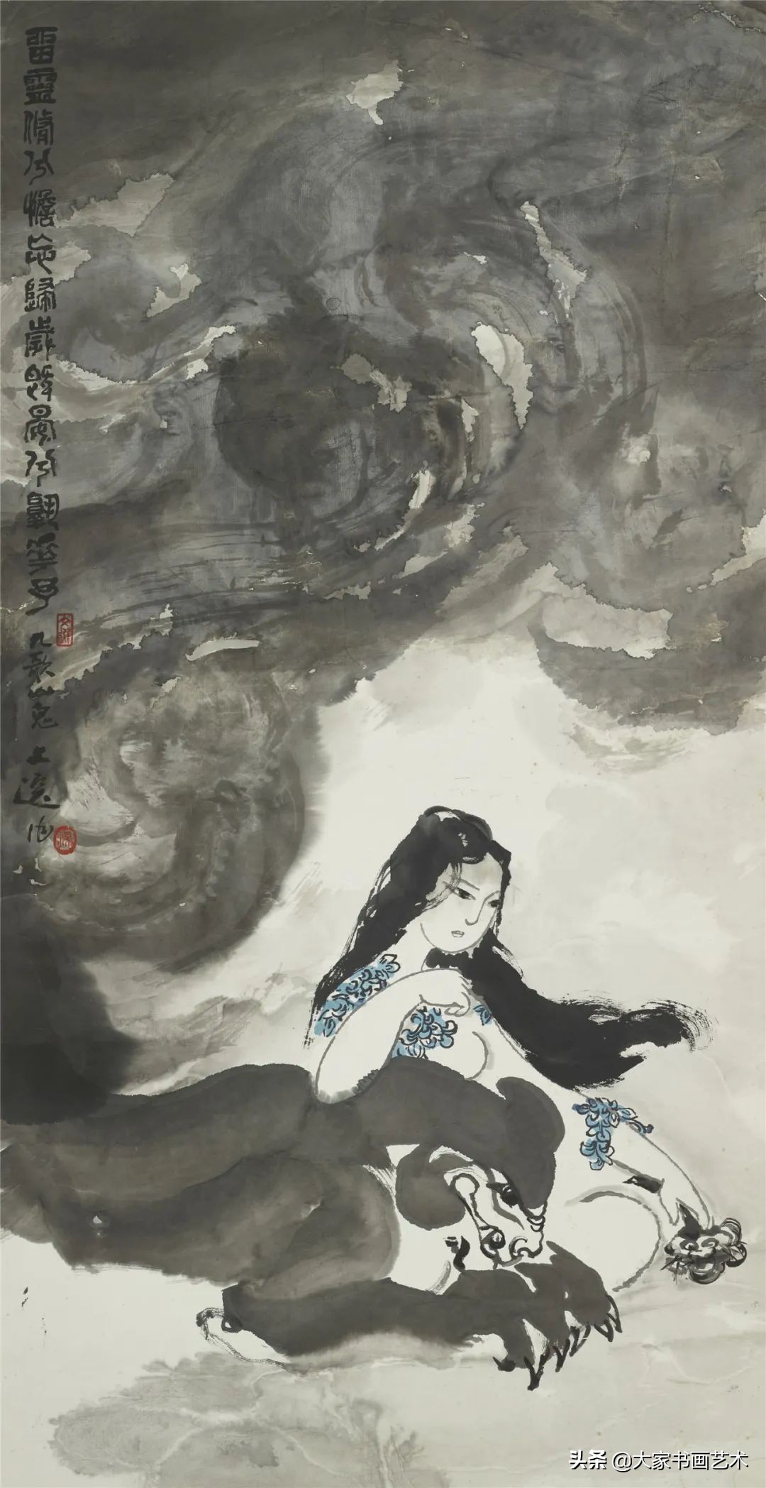 大家书画作品视频,汤立大写意花鸟画展