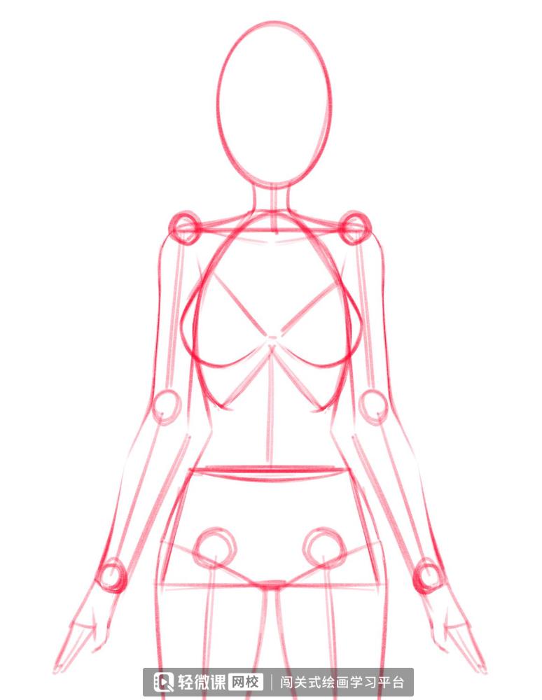 如何画人体结构动漫人物,漫画人体结构怎么画好看