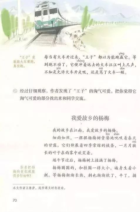 电子课本|人教部编版教材小学语文三年级（上册）课本-暑假预习