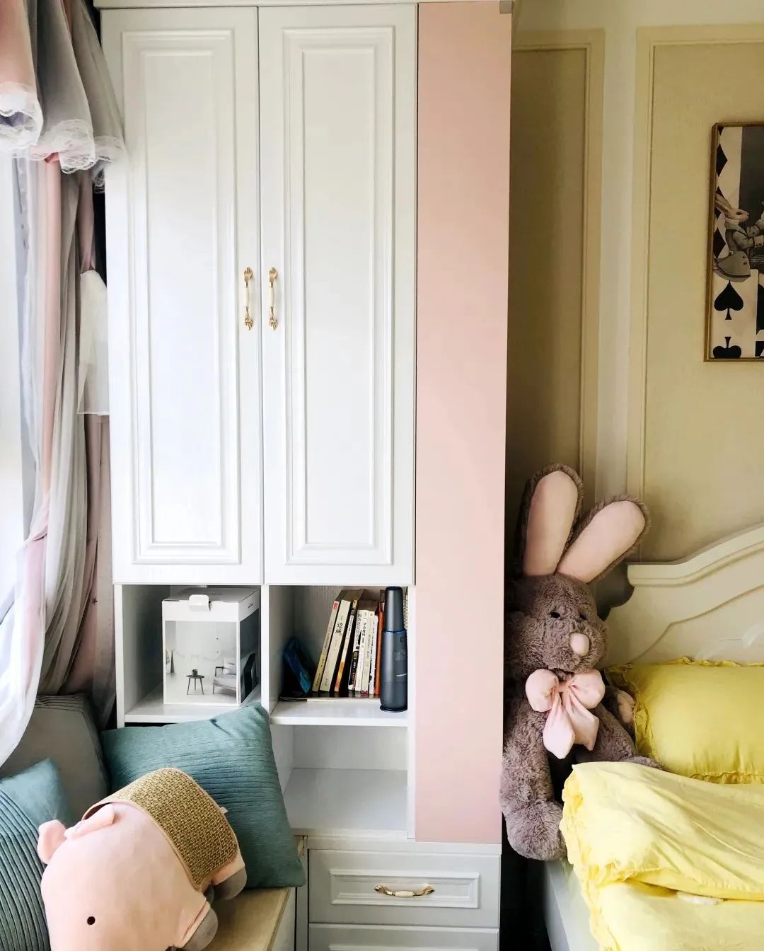 73㎡小三室，老婆坚持柜子越多越好，如今越用越香