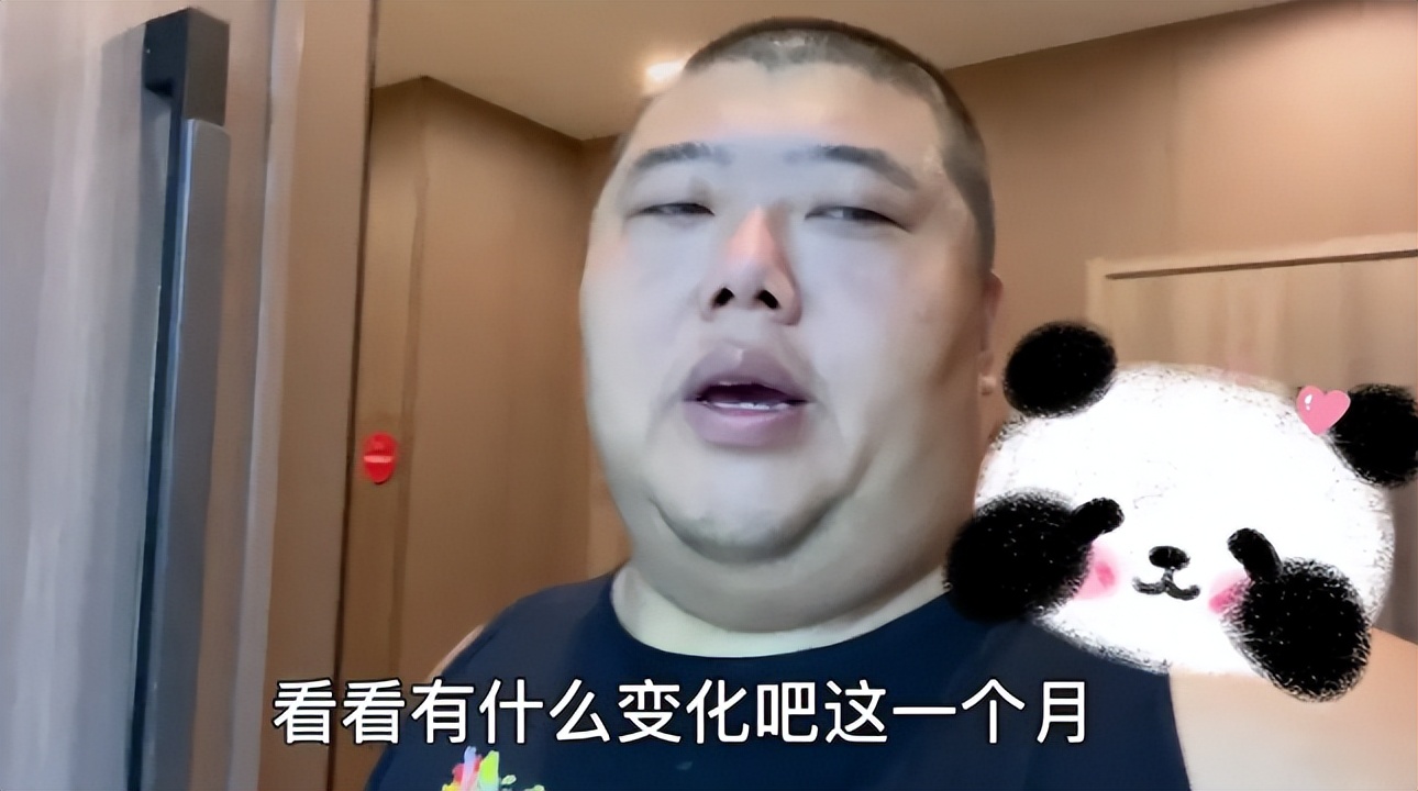 网红胖猴仔瘦200斤，血压回归正常，吃播三剑客仅恩克还在坚持吃