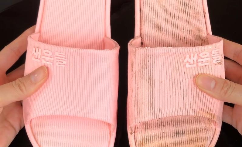 拖鞋穿得久了特别脏怎样清洗干净,拖鞋穿的久了发黑怎么去除污渍