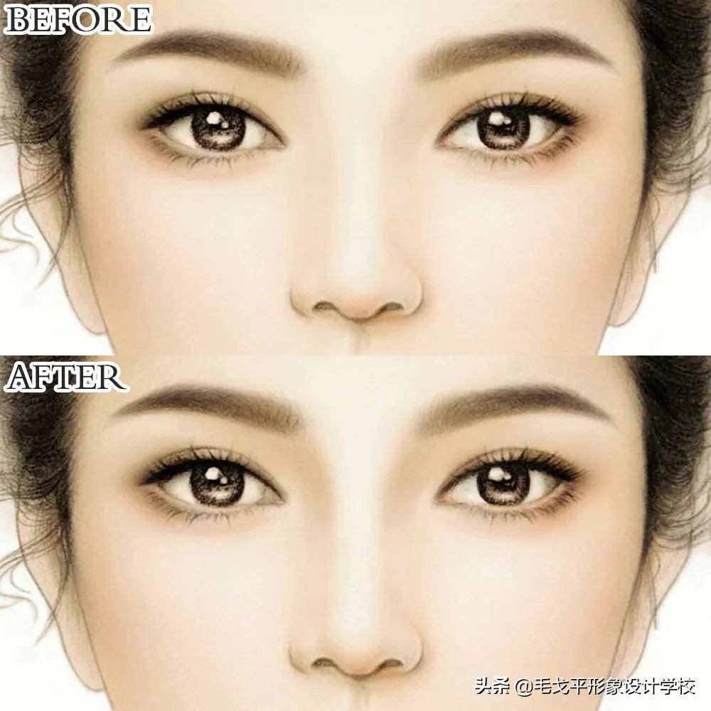 鼻影的万能画法,万能鼻子修容法