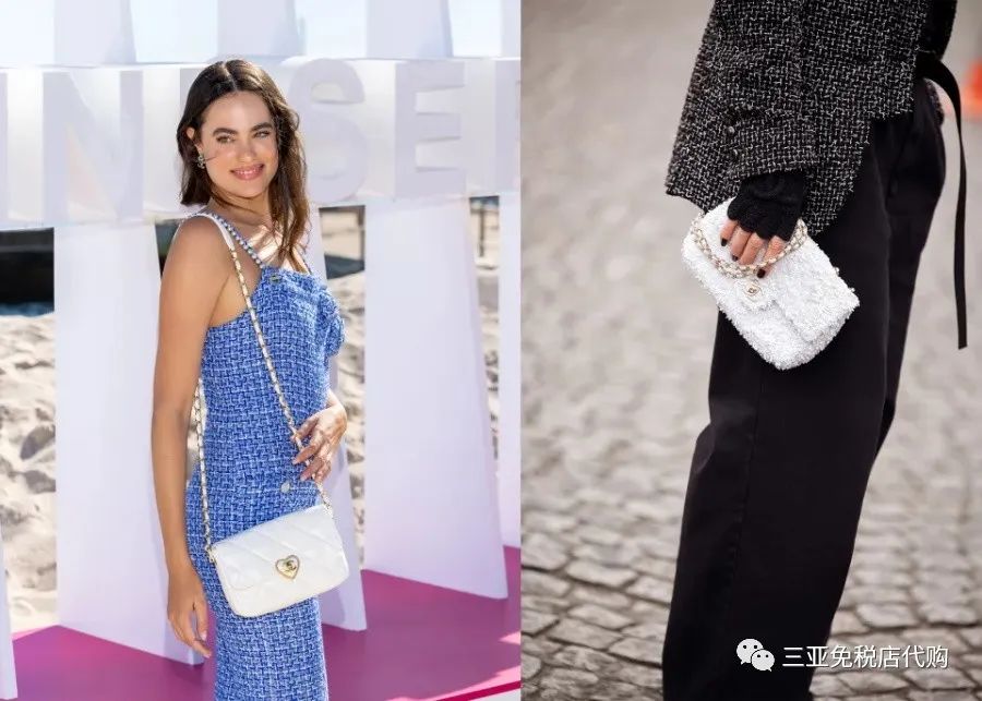 香奈儿标志白色包包2023新款,香奈儿包包白色大包最新款