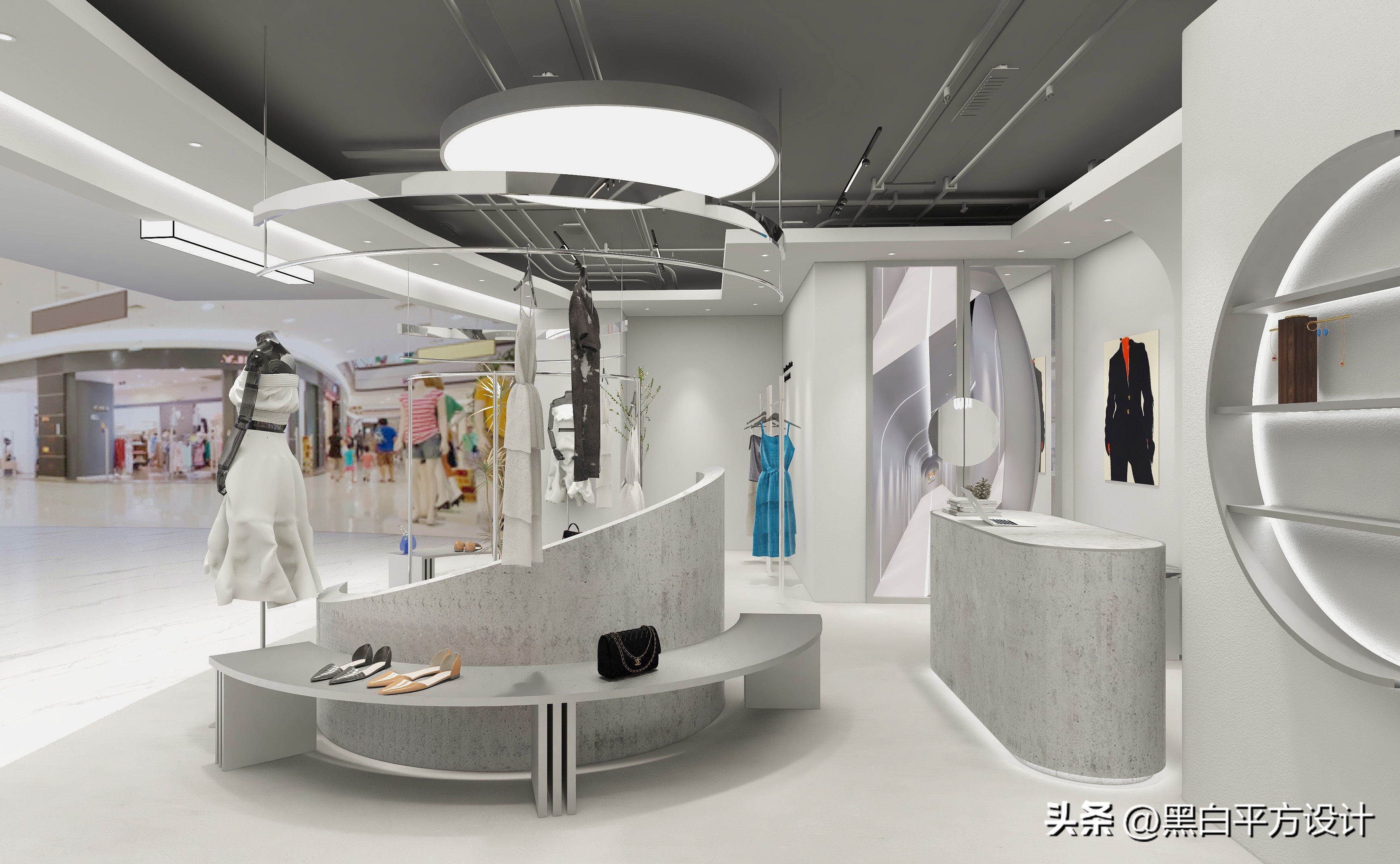 小众设计潮品工厂店,工业风买手店空间设计