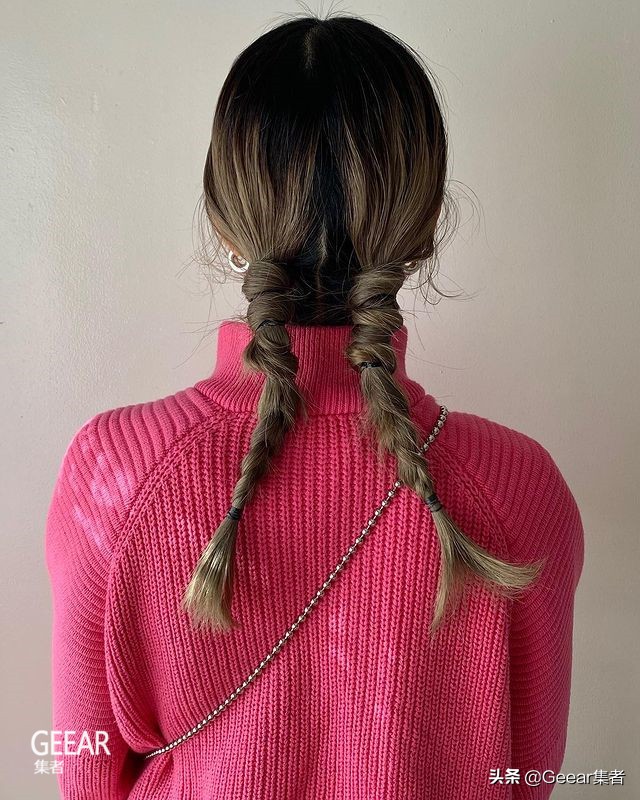 简约日系小清新编发,秋冬简单甜酷编发