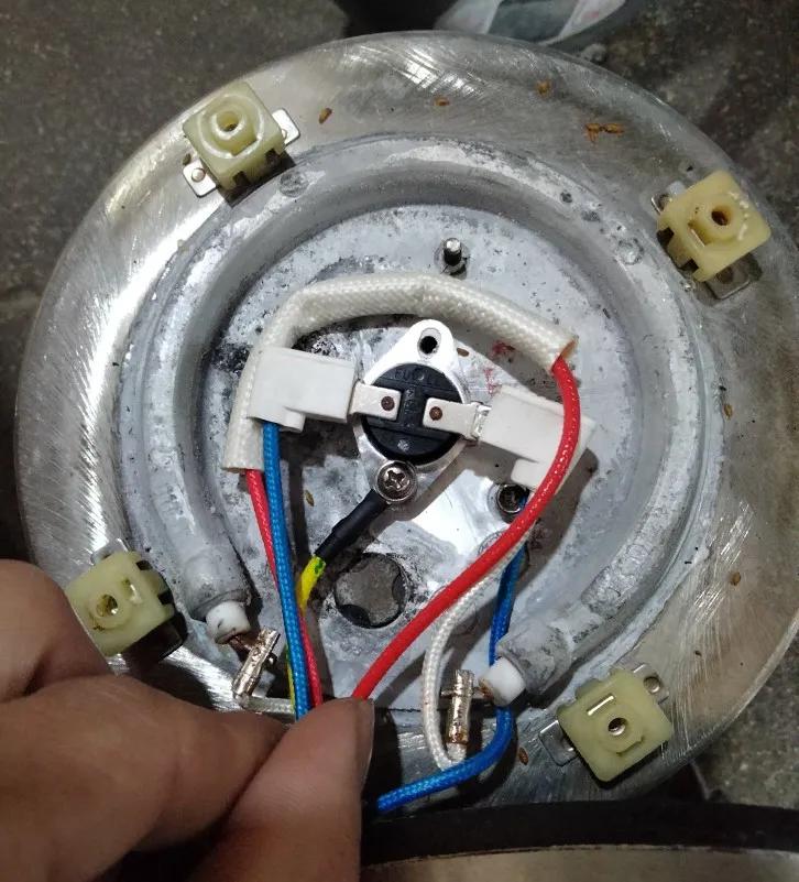 美的豆浆机电路板在哪个位置,美的豆浆机电路图