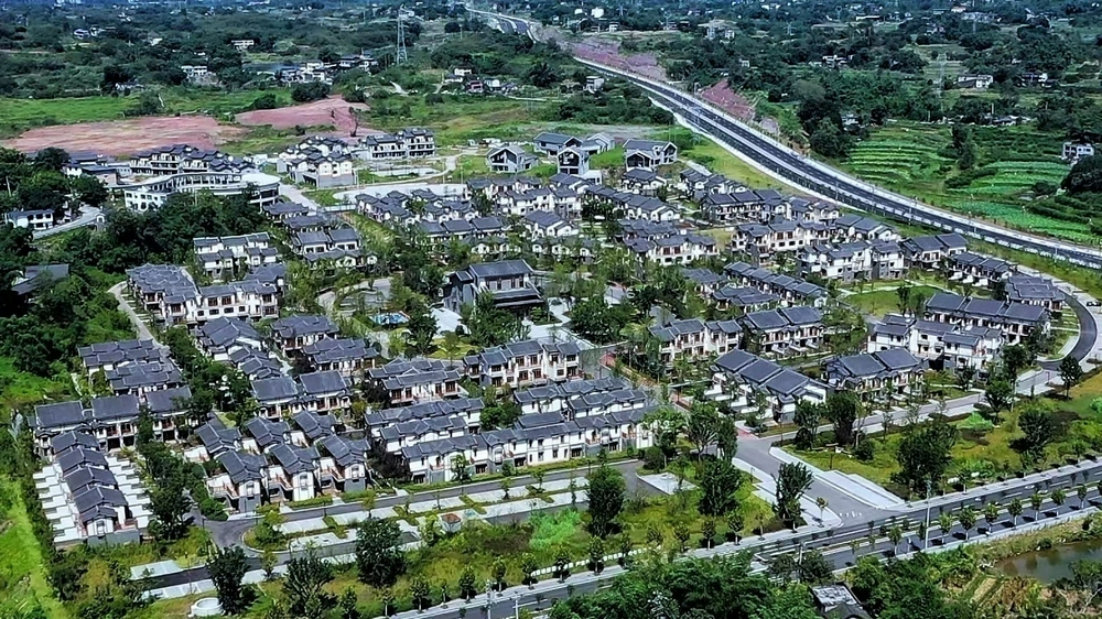 航拍九龙坡区高清旅游视频,重庆九龙坡区景色美图