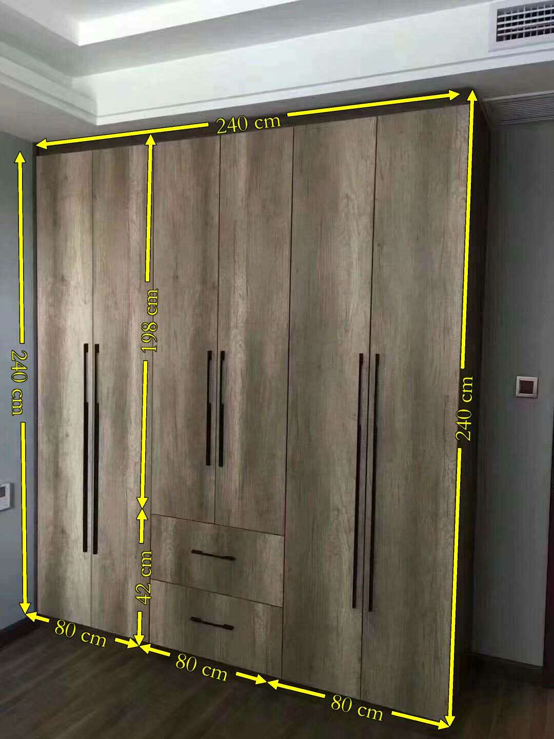 推拉门衣柜3米图纸,3门推拉门衣柜效果图大全2020款