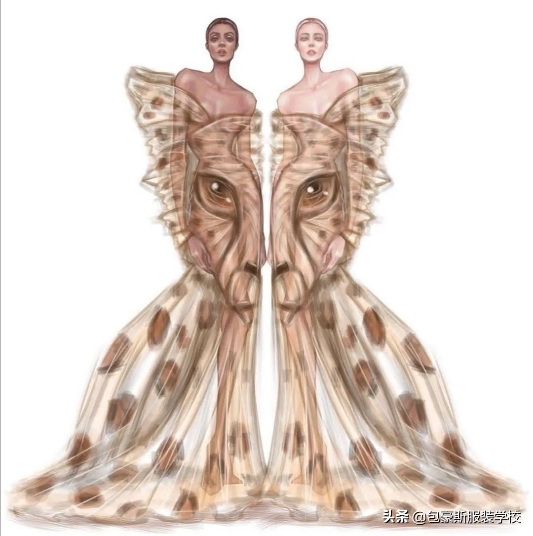 国际时尚插画师插画作品欣赏图文,创意插画古埃及