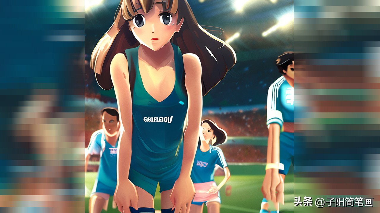 足球宝贝啦啦队图片,可爱足球啦啦队图片卡通图