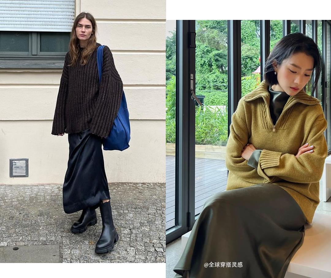 半裙秋冬款裙子,秋冬流行裙子2020