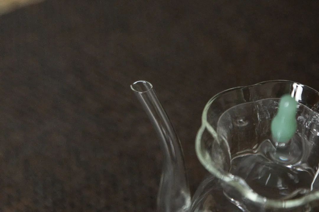 原色玻璃绿茶壶,中式玻璃绿茶壶