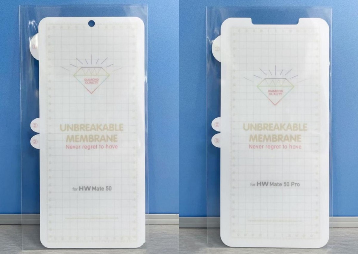 来了，华为Mae50系列手机膜曝光，标准版和高配版设计不同