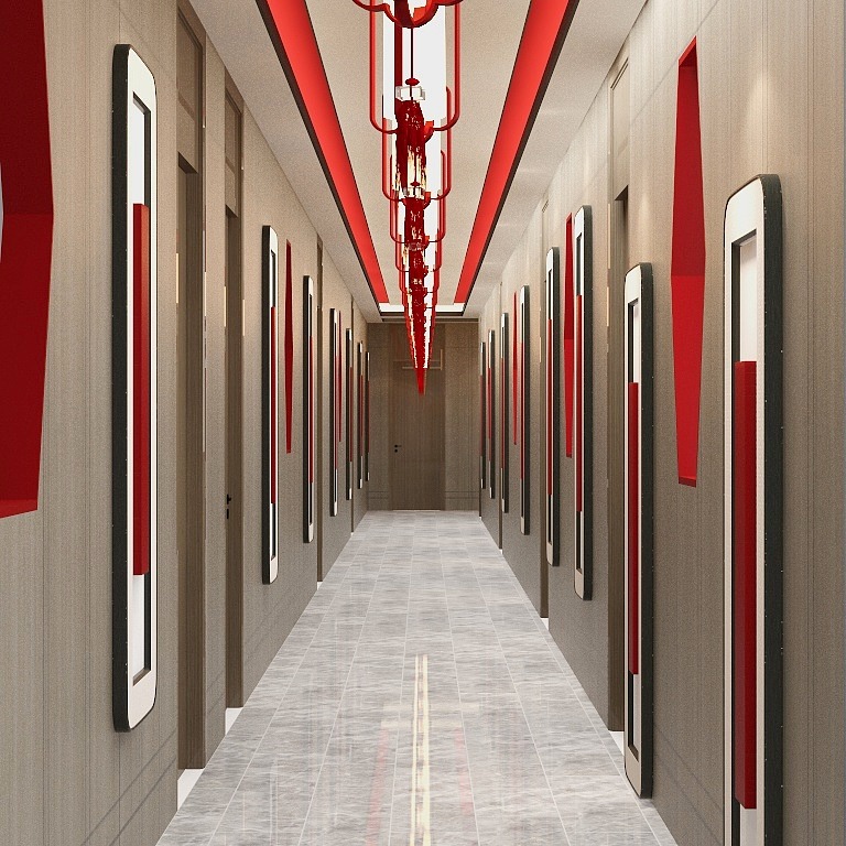 400平方的海鲜酒楼装修效果图,科技感酒楼装修案例欣赏