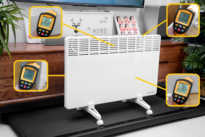 带火焰电暖风取暖器测评,变频电暖器全屋取暖神器2200w