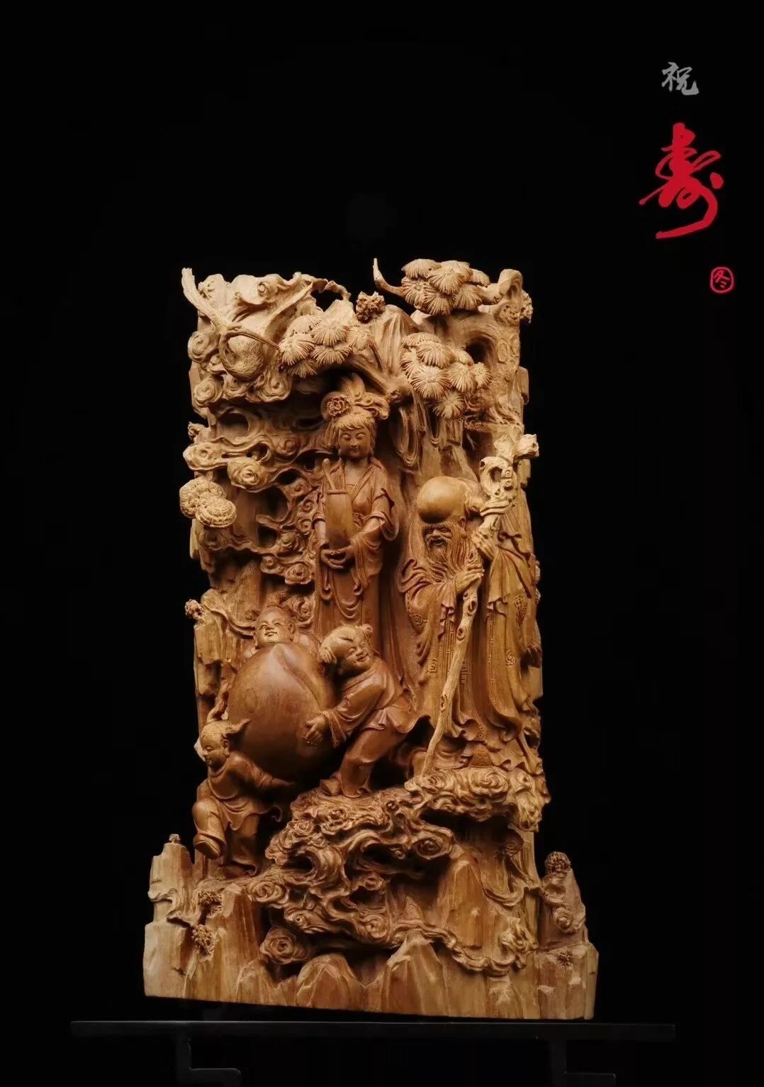 自然香气的红木家具,极品绿檀木雕