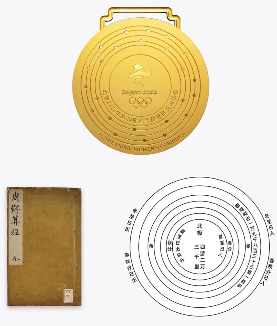 冬奥奖牌有哪些中华传统文化元素,冬奥纪念奖牌长什么样