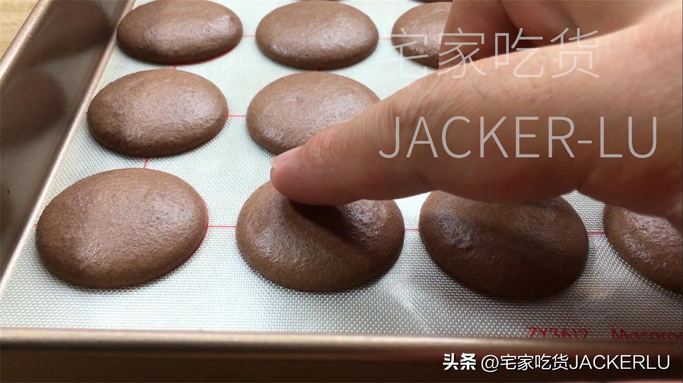 法式马卡龙的夹心做法,蔓越莓可可马卡龙吃法