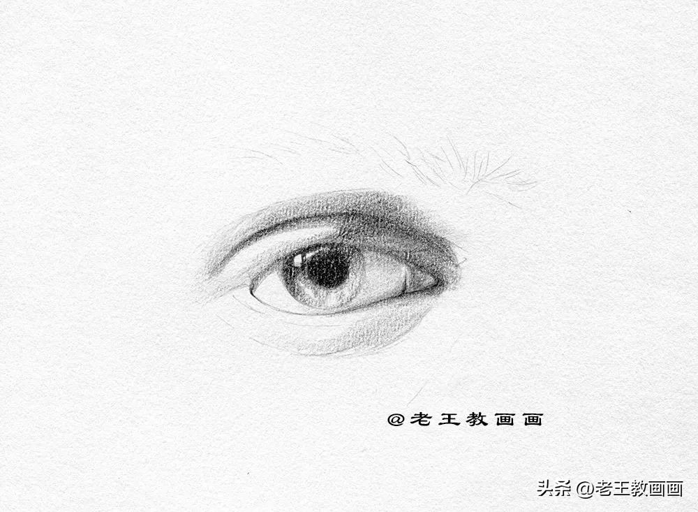 零基础如何画好素描,素描人物头像五官之眼睛结构