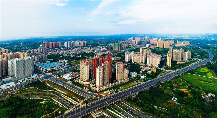 成都龙泉西河汽贸项目,龙泉西河汽贸服务区