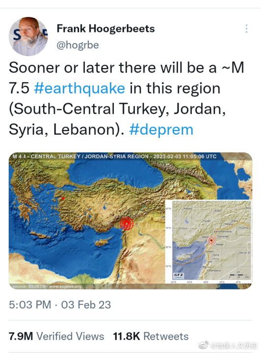 土耳其专家谈地震前预测,荷兰预测土耳其地震最新信息