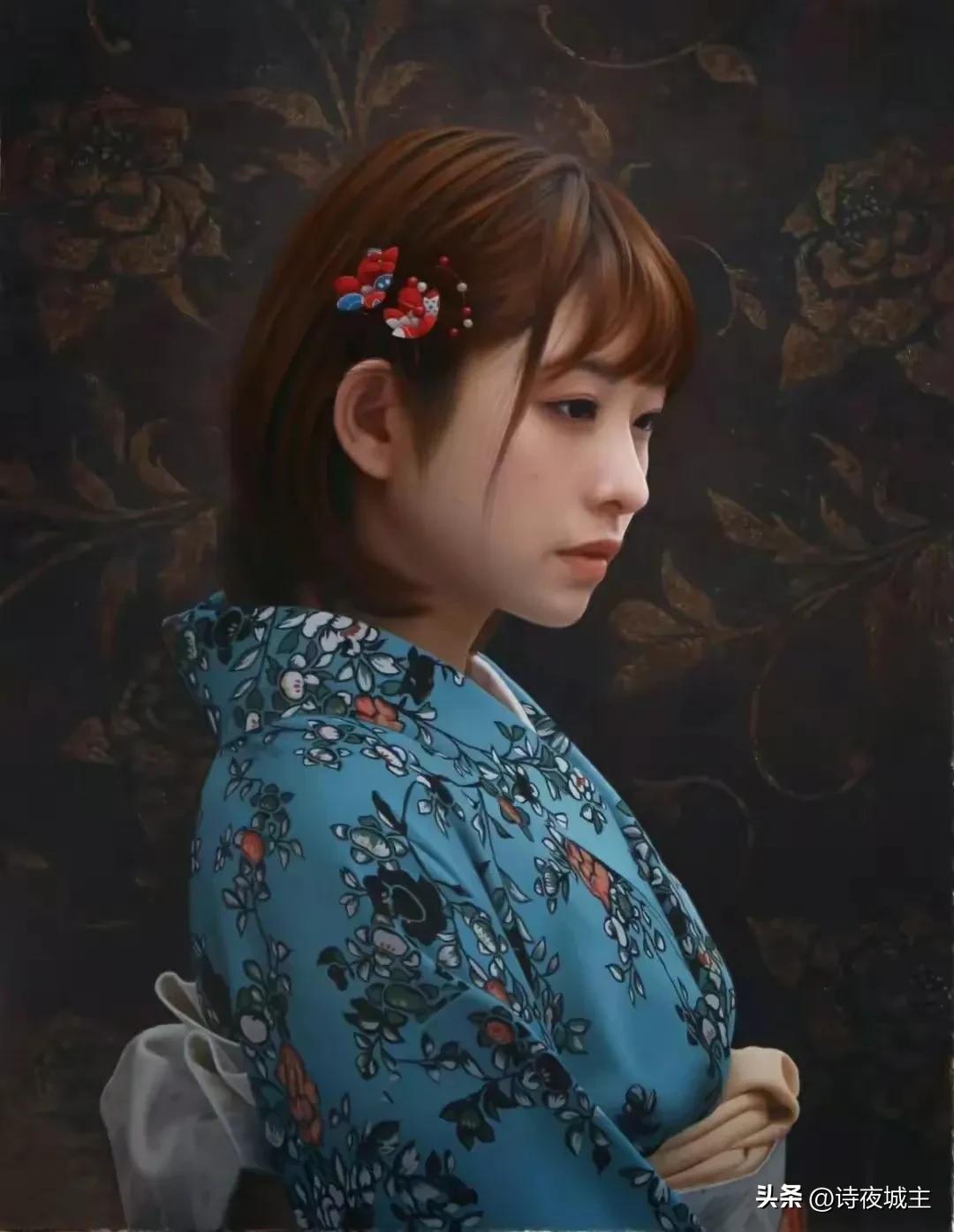 欣赏绘画大师冷军的女人油画体态丰盈超写实画风却与艺术格格不入