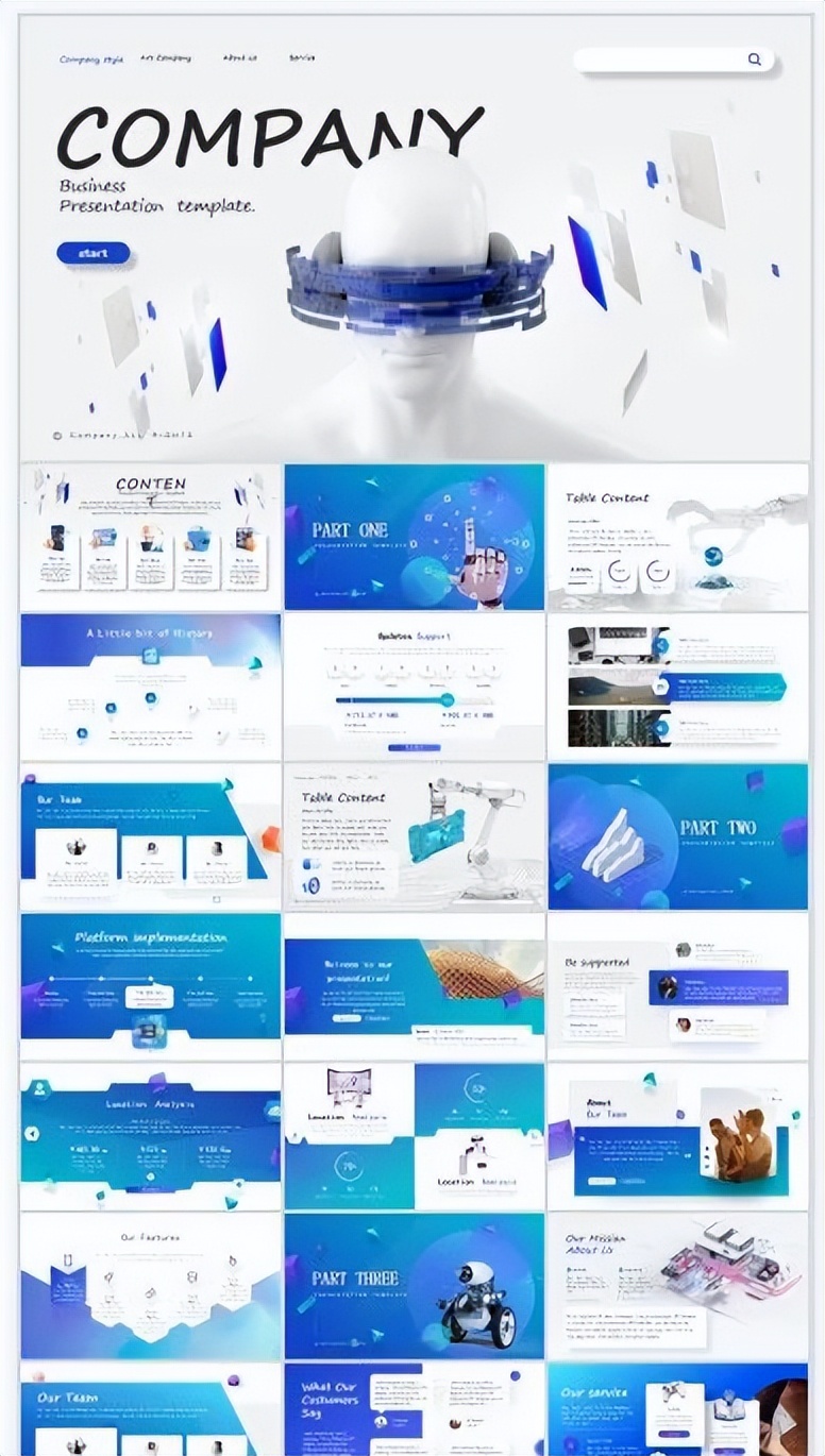 50濂楄秴閰风偒绉戞妧椋巔pt,钃濊壊绉戞妧椋庨珮绾ф劅ppt