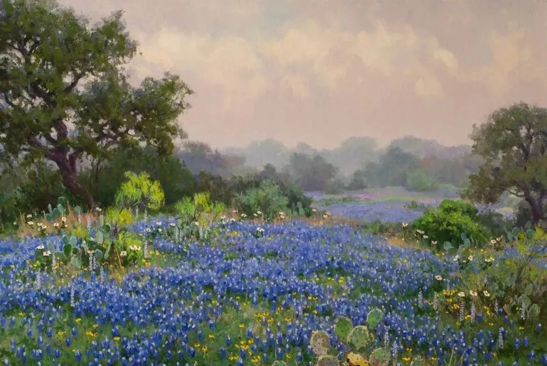 大师笔触生动的风景油画,视觉冲击力很强的风景油画图片