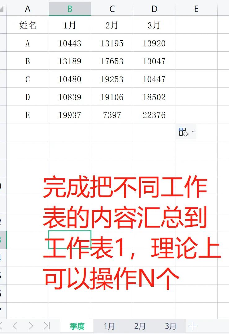 excel表格2007版如何合并多个表格,excel表格sheet1和sheet2怎么合并