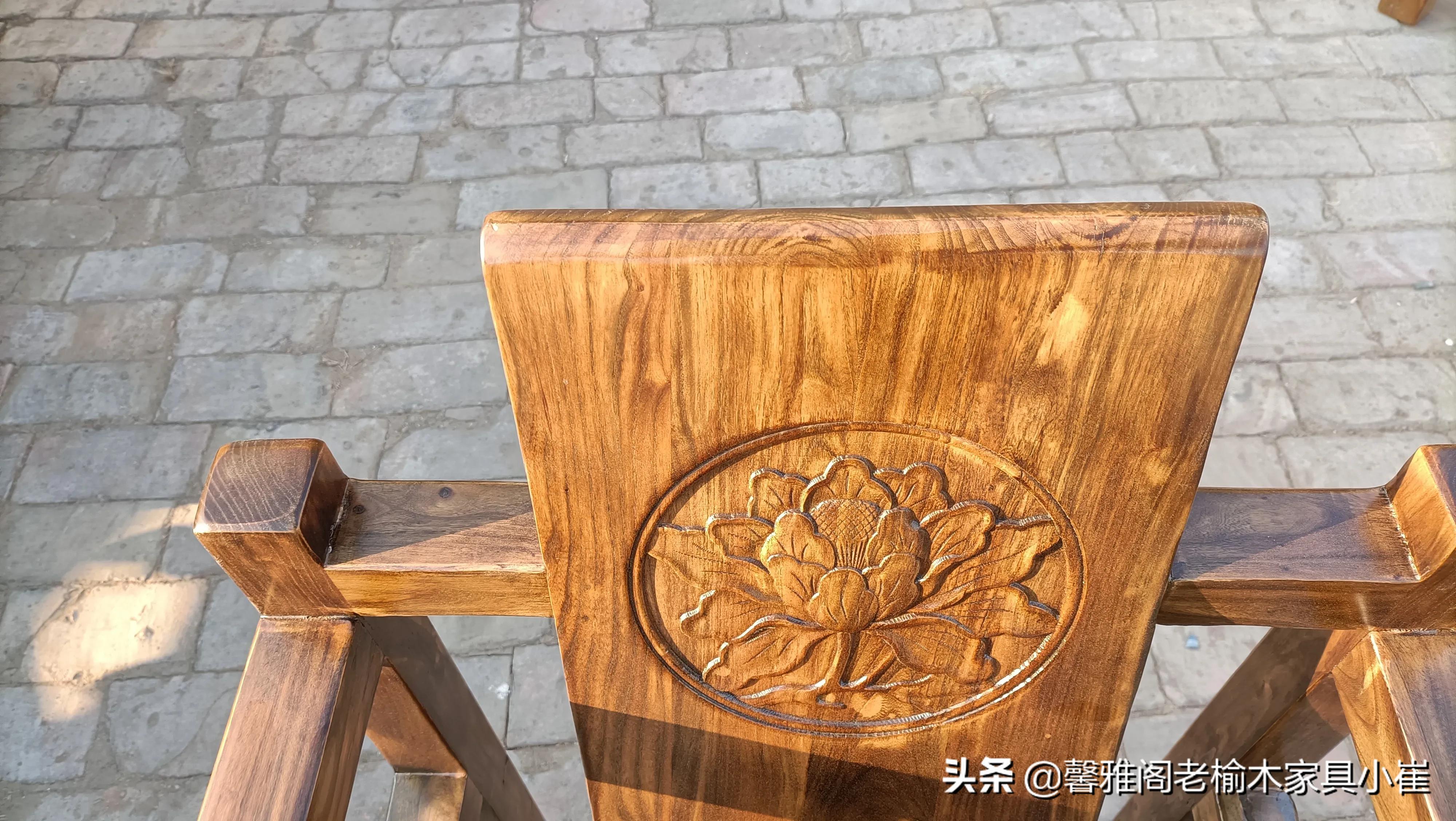 老榆木中式茶道桌价格,老榆木茶桌椅一体