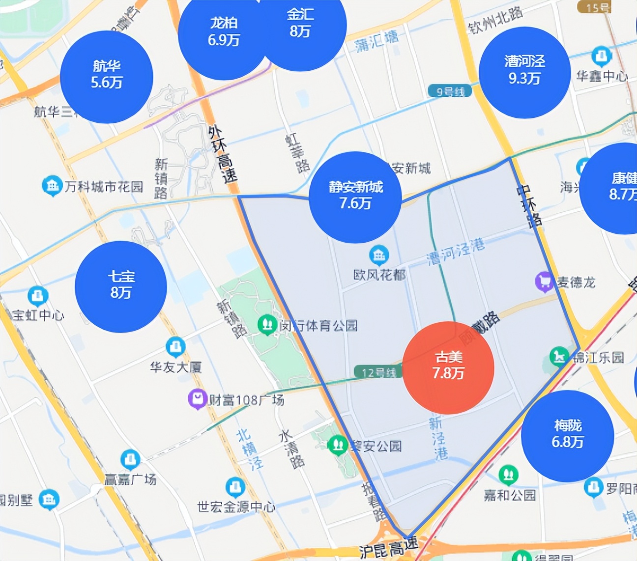 上海穷人区和富人区,上海穷人区与富人区