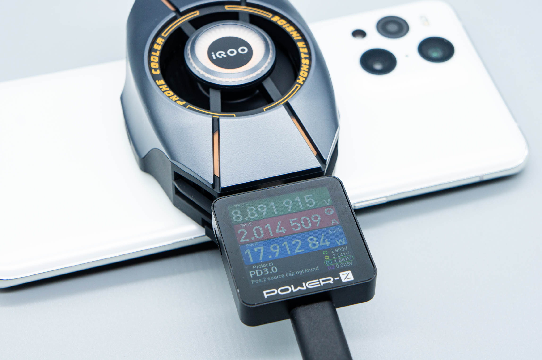 手机游戏散热背夹测评,游戏手机配散热背夹极限测试