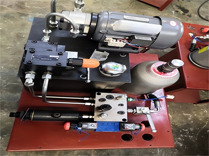 液压升降机的液压原理图,升降机液压系统制造