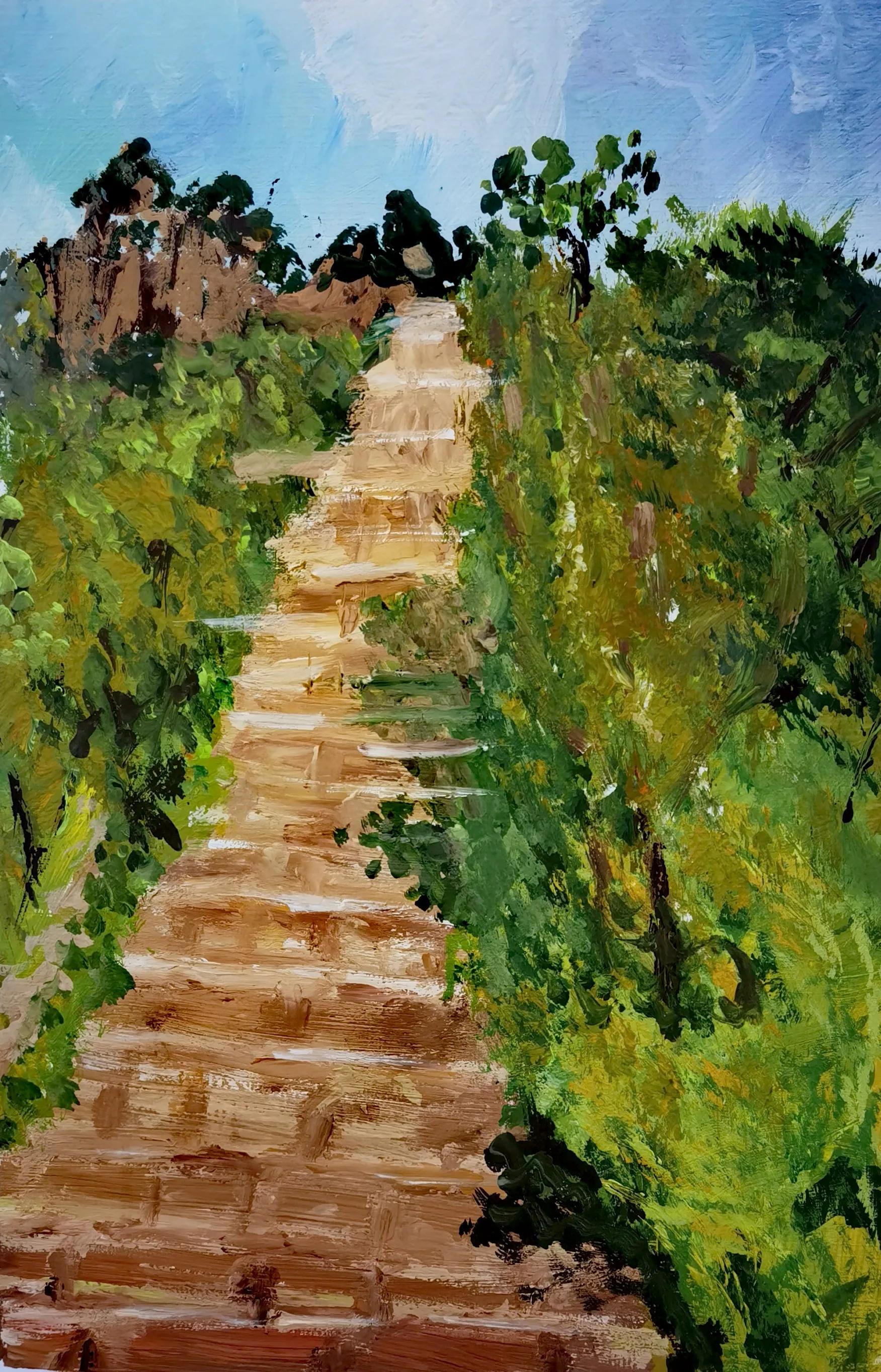 叶县迎国庆书画展,叶县融通实验高中国庆画展