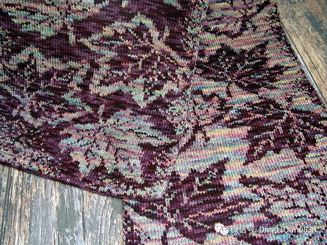 分享一款简单漂亮的针织花样,针织作品展示大全