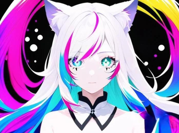 ai绘画美女二次元壁纸,ai绘画2.5d动漫女神壁纸