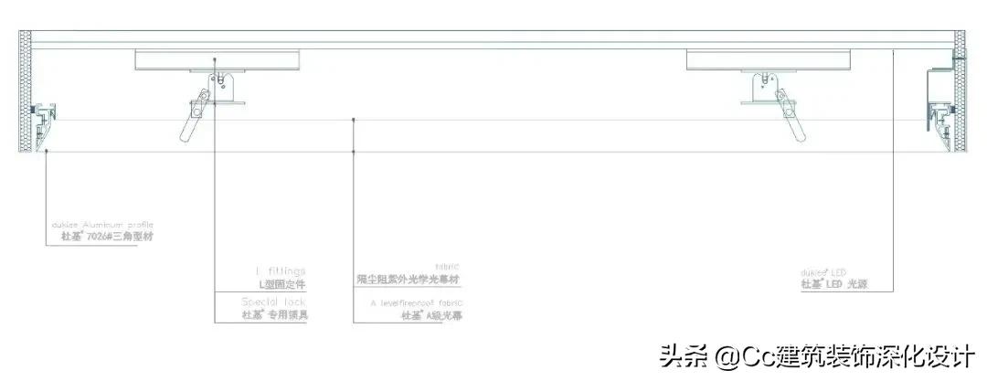 会议室光幕照明系统软膜天花,天花板灯透明层是什么材料