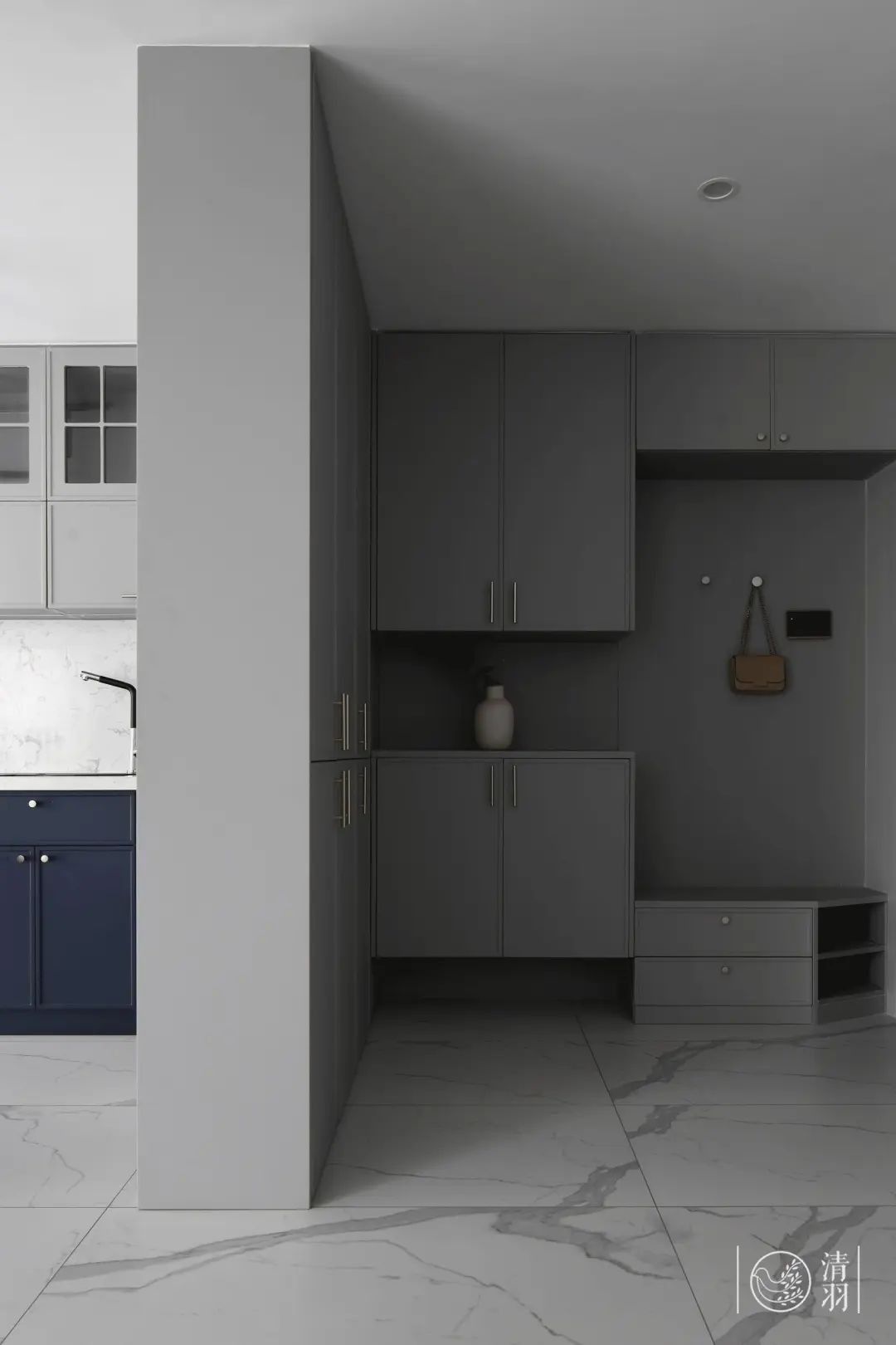 经典黑白灰的现代轻奢风,富有高级感的现代黑白灰