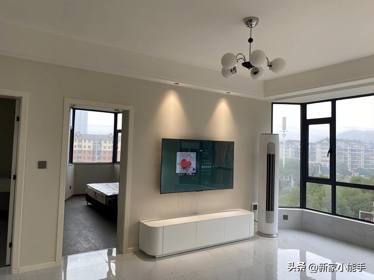 客厅乳胶漆怎么刷墙造型,最流行客厅电视墙刷乳胶漆效果图