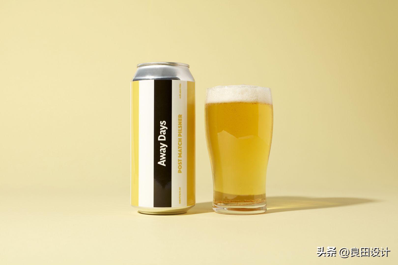 以足球为主题的AwayDays啤酒包装设计