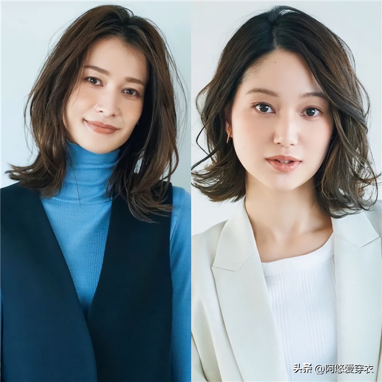 中年妇女自来卷头发怎么梳理好看,美女烫短发奶奶卷