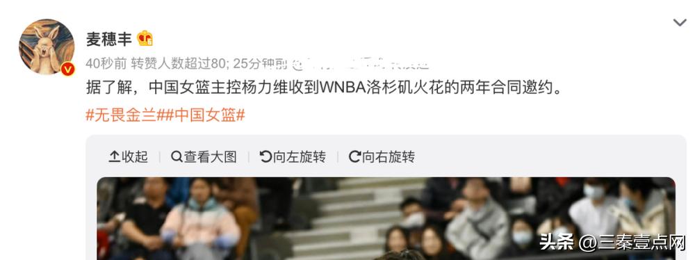 杨力维WNBA首秀,杨力维再次收到wnba邀约
