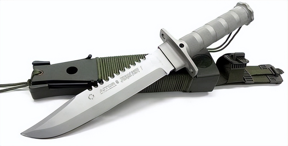 多功能野外生存刀燧石,国外户外生活使用的户外生存刀