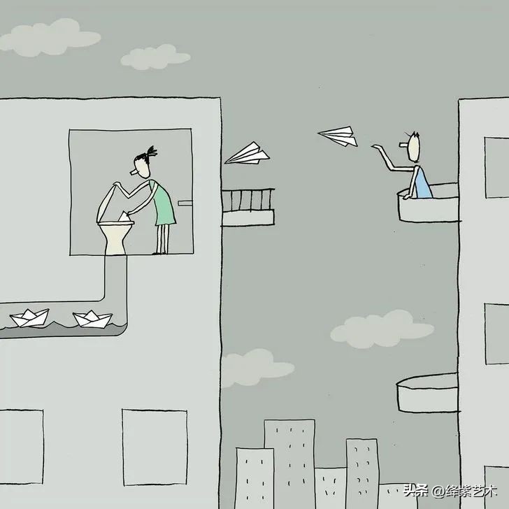 15幅极简插画，画出一个有趣的世界，既抽象又真实