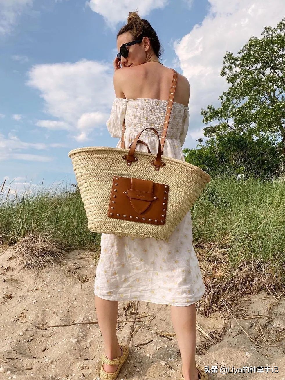 夏天必备的草编包清爽又百搭,草编包高级感时尚漂亮