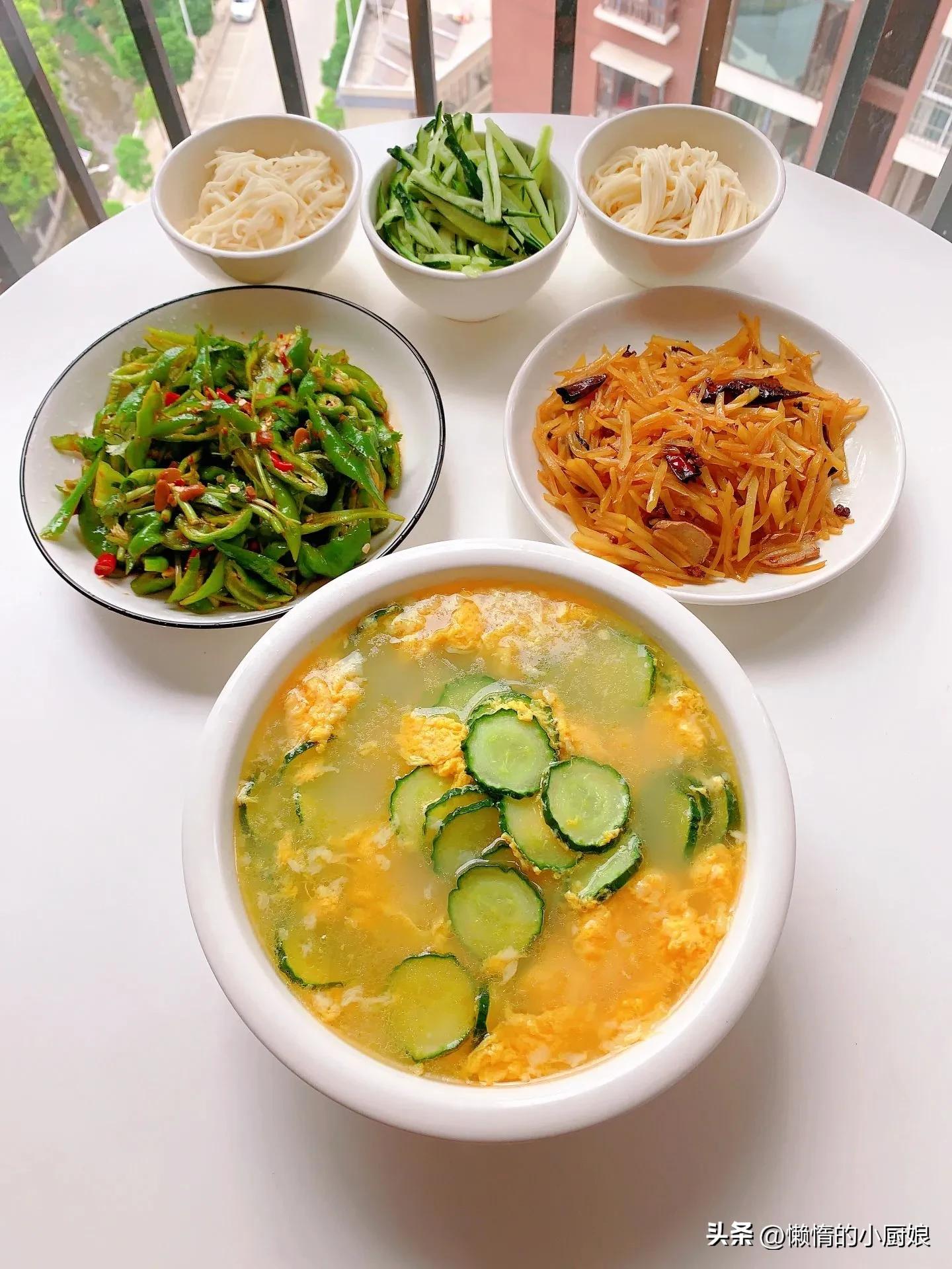 低卡素菜家常菜的做法,适合夏天吃的低卡家常菜